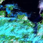 Движение льда в районе Шантарских островов