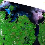 Движение льда в районе Шантарских островов