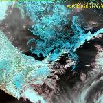 Лед в Охотском море