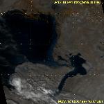 Северная часть Каспийского моря (синтезированное изображение)