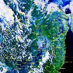 Пожары в районе нижнего течения р.Амур