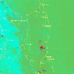 Пожары в северной части острова Сахалин