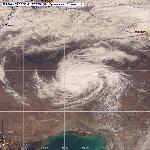 Небольшой циклон в районе Оренбурга