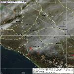 Развитие пожаров на Северном Кавказе