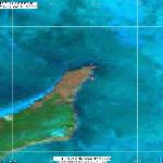 Ледовая обстановка на севере острова Ольхон (Байкал) 12.01.2011