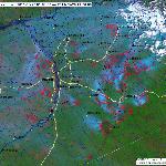 Крупные природные пожары на территории республики Саха (Якутия)
