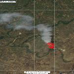 Крупный пожар в Волгоградской области