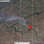 Крупный пожар в Волгоградской области