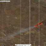 Степные пожары в Казахстане 03.09.2011