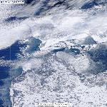 Динамика ледовой обстановки в Рижском заливе, 10.02.2012