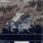 Динамика ледовой обстановки в заливе Петра Великого в Японском море, 21.02.2012