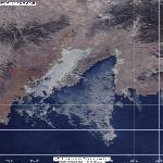 Динамика ледовой обстановки в заливе Петра Великого в Японском море, 18.02.2012