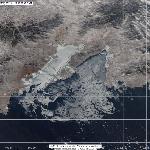 Динамика ледовой обстановки в заливе Петра Великого в Японском море, 27.01.2012