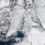 Динамика ледовой обстановки в Татарском проливе